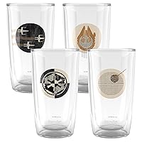 Tervis Star Wars Insignia Collection Assorted Insulated Tumbler, 16oz-4pk, Classic