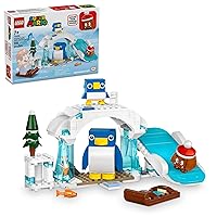 LEGO Super Mario Penguin Family Snow Adventure Expansion Set, Build and Display Toy for Kids, Includes a Goomba Figure and Baby Penguin, Gift for Gamers, Boys and Girls Ages 7 and Up,71430