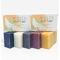 Hand Soap - All Natural Handmade Organic Soap Bar, Cold Pressed, Bath Bar Soap Scented using essential oils for a great Hands,Face and Body Wash (Blood Orange and Bergamot, 2 Pack)