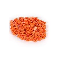 elope BRICKY Blocks - 100 Piece Set: Build, Play, and Create with Fun Interlocking Brick Set - Orange