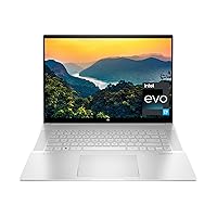 HP Envy 16 inch Laptop, WQXGA 48-120Hz Display, Intel Evo Powered by 13th Generation Intel Core i7-13700H, 16 GB RAM, 512 GB SSD, Intel Arc A370M Graphics, Windows 11 Home, 16-h1010nr (2023), Silver