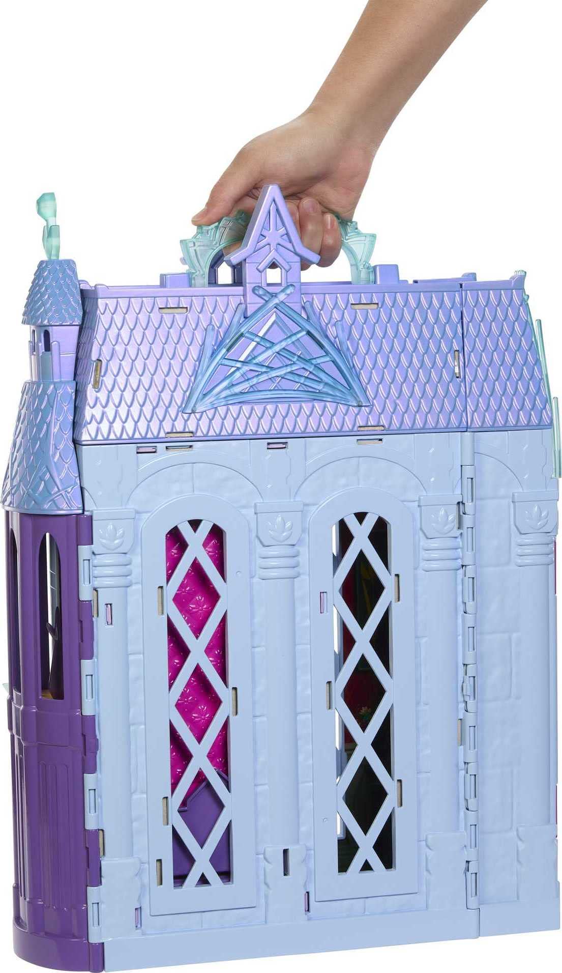 Disney Frozen Arendelle Doll-House Castle (2+ Ft) with Elsa Fashion Doll, 4 Play Areas, and 15 Furniture and Accessory Pieces From Disney's Frozen 2