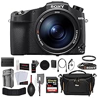 Sony Cyber-Shot DSC-RX10 IV Digital Camera with 64GB Memory Card + UV Filter + Camera Case + Photo Starter Kit + Charger (7 Items)