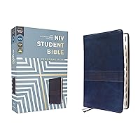 NIV, Student Bible, Personal Size, Leathersoft, Navy, Thumb Indexed, Comfort Print NIV, Student Bible, Personal Size, Leathersoft, Navy, Thumb Indexed, Comfort Print Imitation Leather