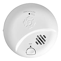 First Alert SMICO110, 10-Year Battery Combination Smoke & Carbon Monoxide Alarm, 1-Pack