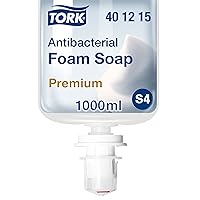 Tork Antibacterial Foam Soap S4, Helps Kill Common Bacteria, 6 x 1L, 401215