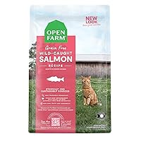 Wild-Caught Salmon Grain-Free Dry Cat Food, Responsibly Sourced Pacific Salmon Recipe with Non-GMO Superfoods and No Artificial Flavors or Preservatives, 2 lbs