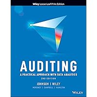Auditing: A Practical Approach with Data Analytics (Wiley Loose-leaf Print) Auditing: A Practical Approach with Data Analytics (Wiley Loose-leaf Print) Loose Leaf Kindle