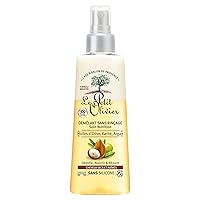 Le Petit Olivier Nutrition No Rinse Hair Detangler - Olive, Shea, Argan Oils - Detangles and Repairs - Enriched With Natural Origin Ingredients - For Dry And Damaged Hair - Silicone Free - 5.07 oz