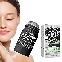 Oneews Green Tea Mask Stick, Green Tea Deep Cleanse Mask Stick, face blackhead remover, Suitable for All Skin Type (1, Bamboo Charcoal Deep Cleaning Blackhead Removing Solid facial mask)