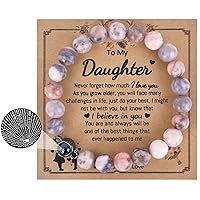 Mothers Day Gifts from Daughter Birthday Gifts for Mom Gifts Moonstone Bracelet I Love You 100 Languages Bracelets Gifts for Grandma Women Mothers Day Mom Gifts
