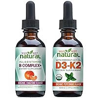 Vitamin B Complex and Organic Vitamin D3K2 Liquid Drops