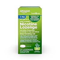Nicotine Polacrilex Mini Lozenge, 2 mg (Nicotine), Stop Smoking Aid, Mint Flavor, 27 Count