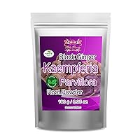 Black Ginger Kaempferria parviflora 6.35 Ounce Powder Premium Herbal for Drinks and Tea Blend