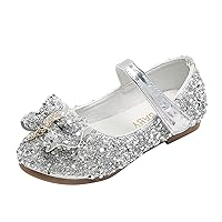 Cute Summer Shoes Toddlers Shoes Bow Girls Princess Sandals Crystal Non-Slip Winter Shoes for Girls Size 9