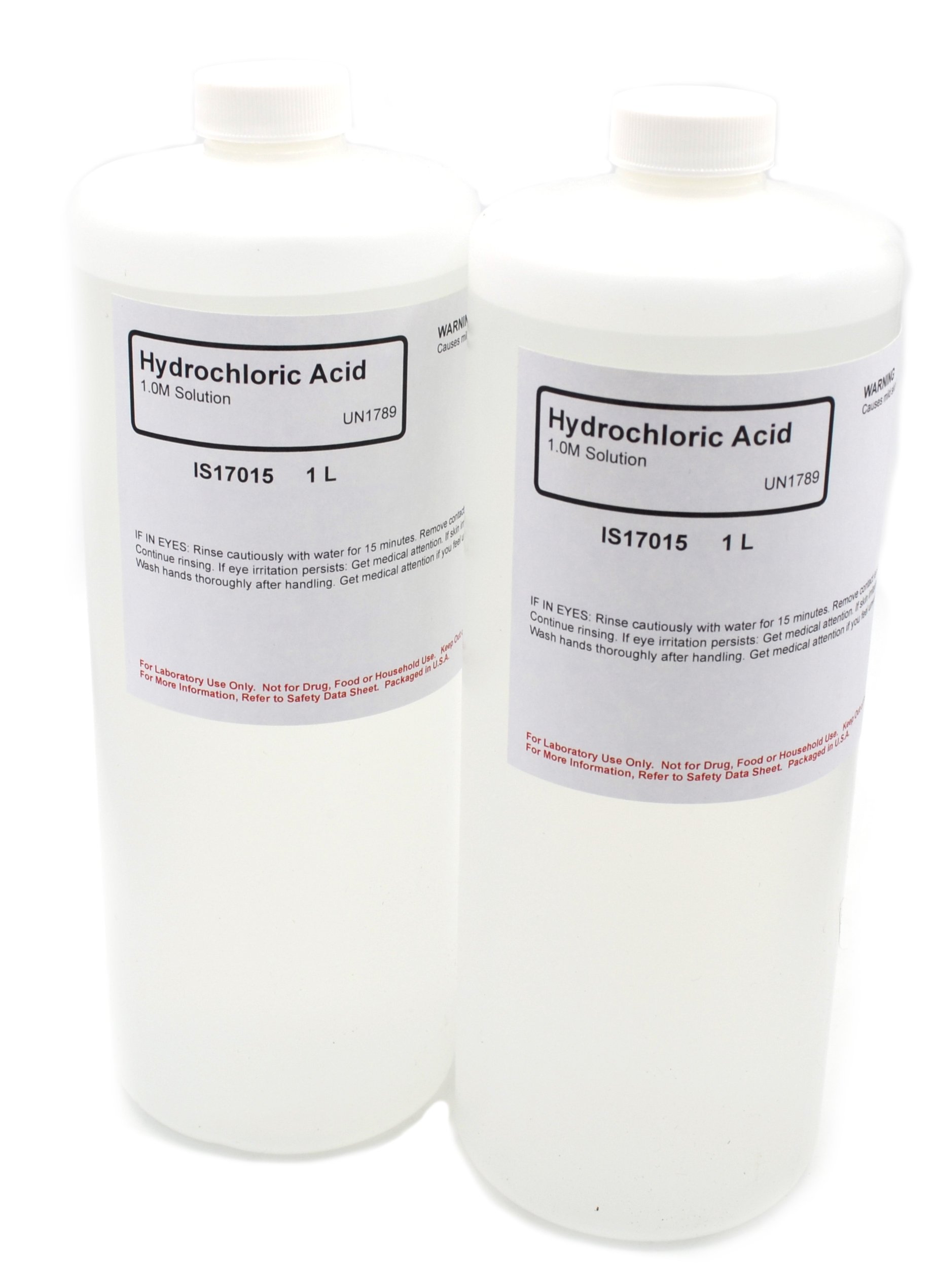 Hydrochloric Acid Solution, 1.0M, 1L, Case of 2 - The Curated Chemical Collection