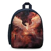 Phoenix Bird Cute Printed Backpack Lightweight Travel Bag for Camping Shopping Picnic