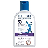 BLUE LIZARD Sport Mineral-Based Sunscreen Lotion - SPF 50+ - 5 oz