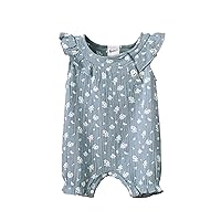 Newborn Baby Girl Clothes Summer Outfits Infant Short Sleeve Romper Jumpsuit Bodysuit Cute Newborn Clothes for Girl