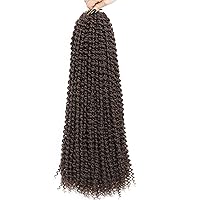 Passion Twist Hair 24 Inch 8 Packs Passion Twist Crochet Hair Braiding Hair Long Bohemian Spring Twist Hair Crochet Braids Synthetic Hair Extension (24 Inch, 33#)
