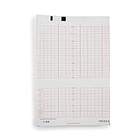 McKesson Fetal Monitoring Paper, Red Grid Thermal Paper, 6 in x 47 ft, 150 Count, 1 Pack