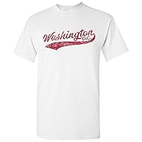 UGP Campus Apparel City Baseball Script T Shirt, Hometown Pride Tees