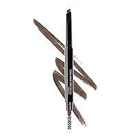 Ultimate Eyebrow Retractable Definer Pencil, Medium Brown, Dual-Sided Brow Brush, Fine Tip, Shapes, Defines, Fills Brow Makeup