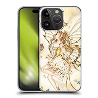 Head Case Designs Officially Licensed Nene Thomas Rhapsody in Gold Butterflies Fairies Hard Back Case Compatible with Apple iPhone 15 Pro