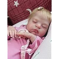 Reborn Baby Dolls Girl 20 inch Baby Doll Sleeping Realistic Newborn Baby Doll Look Real Life Silicone Babies Collection Doll Handmade Toddler Child Birthday Gifts for Girls