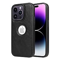 Suitable for iPhone 13 pro Phone case, Compatible with MagSafe, PU Leather Magnetic Suction Phone case 6.1 inches 2021,Black
