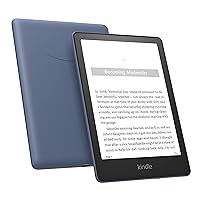 Amazon Kindle Paperwhite Signature Edition (32 GB) – With auto-adjusting front light, wireless charging, 6.8“ display, and up to 10 weeks of battery life– Without Lockscreen Ads – Denim