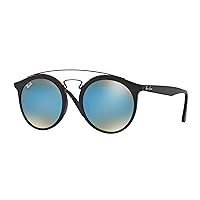 Ray-Ban RB4256F Sunglasses,52mm,Matte Black/Blue