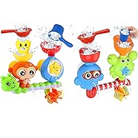 Bath Toys for Toddlers 1-3 Age 1 2 3 4 Year Old Boys Girls Toddler Bath Tub Toys for Kids Baby Infant Water Bath Tub Toys