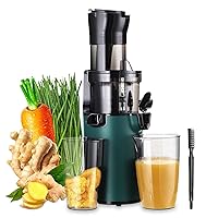 Cold Press Juicer Machines-SOVIDER Up to 92% Juice Yield Compact Slow Masticating Juicer 3.1