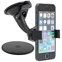 Arkon Windshield Dash Sticky Suction Phone Car Mount for iPhone 7 6S 6 Plus 7 6S 6 Galaxy S7 S6 Retail Black