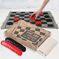 Giant Checkers Bundled with 12 Bean Bags