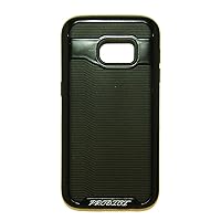 Samsung Galaxy S7 Case - BLACK - Fitted, Rigid Plastic, Non-Slip Rubber, Shockproof, Frustration-Free Packaging, PM-104 Grinder Series Case