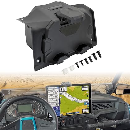 SAUTVS Tablet Mount for RZR XP/XP4 1000 Turbo, Sporty Electronic Device Mount with Storage Box Phone Mount Tablet Holder GPS Navigation Mount for Polaris RZR XP 1000 XP4 Turbo 2019-2023 Accessories