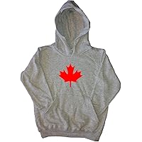 Canada Maple Leaf Grey Kids Hoodie
