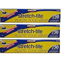Stretch-tite Plastic Food Wrap, 500 Sq. Ft., 516.12-Ft. x 11.5/8-Inch Rolls  (Pack of 4)