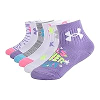 Under Armour Girls' Multi Pack Quarter Sock