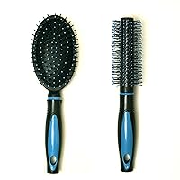 Hair Brush Set For Both Men, Women And Kids Hair Styling Tools For All Hair Style Straighten And Curls Soft Bristle Hair Brush Set of 2 Pc