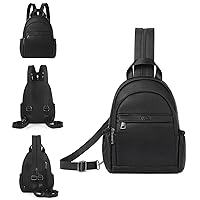 Sling Bags for Women,Small Backpack for Women, Leather Sling Backpack Convertible Crossbody Bags for Women Travel