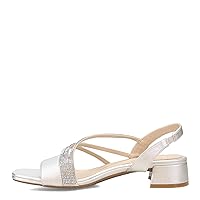 LifeStride Womens Joy Strappy Sandal Silver 12 M