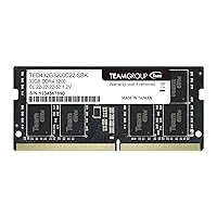 TEAMGROUP Elite DDR4 32GB Single 3200MHz PC4-25600 CL22 Unbuffered Non-ECC 1.2V SODIMM 260-Pin Laptop Notebook PC Computer Memory Module Ram Upgrade - TED432G3200C22-S01