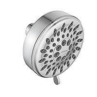 Moen Ignite Chrome Five-function Shower Head With 2.5 GPM High-Pressure Spray, 20090