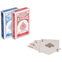 Rhode Island Novelty 12 Decks of Economy Playing Cards Red/Blue/White, 2.25