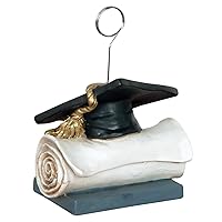 Grad Cap Photo/Balloon Holder Party Accessory (1 count)