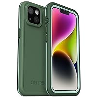 OtterBox FRĒ Series Waterproof Case with MagSafe (Designed by LifeProof) for iPhone 14 Plus - DAUNTLESS (Green)