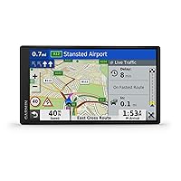 Garmin DriveSmart 55 Mt-D 5.5 inch Sat Nav with Edge to Edge Display, Map Updates for UK, Ireland and Full Europe, Digital Traffic, Bluetooth Hands-Free Calling, Voice Commands and Smart Features